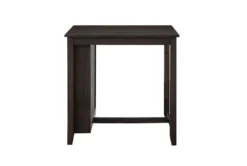 Kaine Cherry 36" Storage Counter Set For 2 -Furniture Store 286859 brown wood counter height set side 14