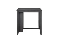 Kaine Gray 36" 3 Piece Storage Counter Set For 2 -Furniture Store 286860 grey wood counter height set side 14