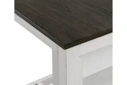 Kaine Two Tone White 36" Storage Counter Set For 2 20 Kaine Two Tone White 36" Storage Counter Set For 2 -Furniture Store 286861 white wood counter height set detail 44