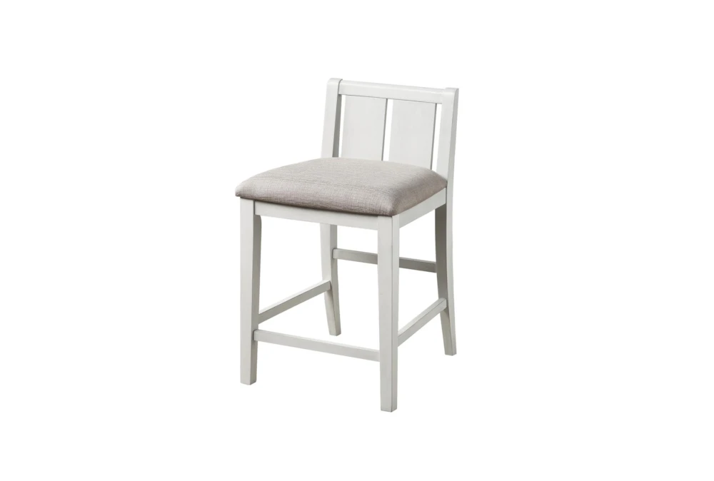 Kaine Two Tone White 36" Storage Counter Set For 2 5 Kaine Two Tone White 36" Storage Counter Set For 2 - Image 3