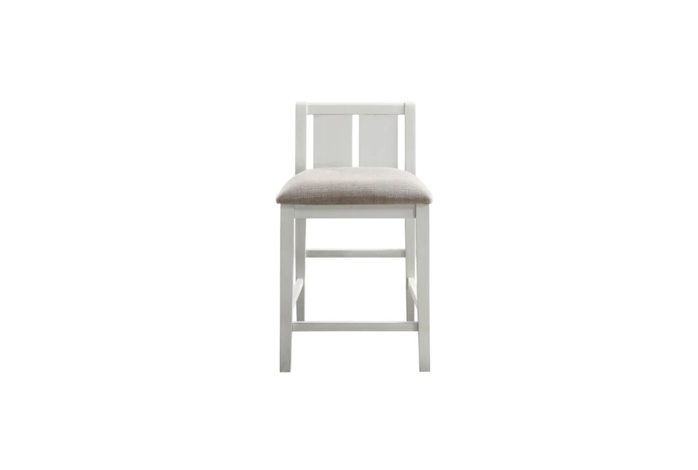 Kaine Two Tone White 36" Storage Counter Set For 2 6 Kaine Two Tone White 36" Storage Counter Set For 2 - Image 4