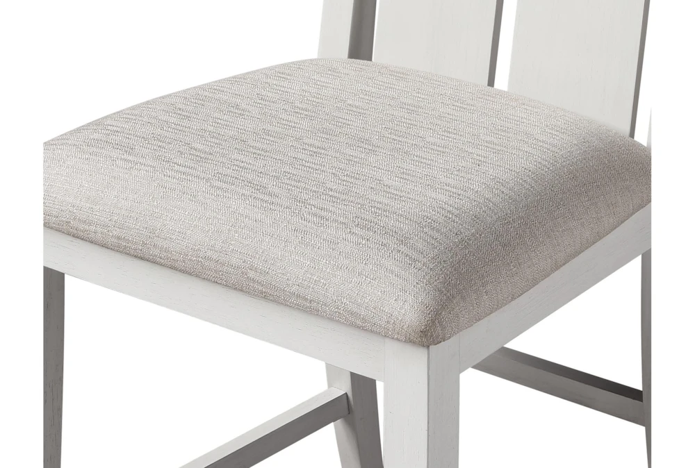 Kaine Two Tone White 36" Storage Counter Set For 2 11 Kaine Two Tone White 36" Storage Counter Set For 2 - Image 9