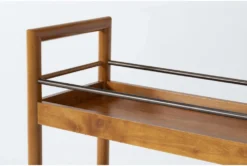 Alton Bar Cart -Furniture Store 286875 brown wood bar cart detail 44