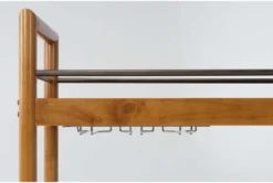 Alton Bar Cart -Furniture Store 286875 brown wood bar cart detail 46