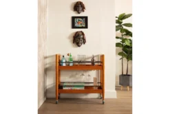 Alton Bar Cart -Furniture Store 286875 brown wood bar cart room 47