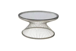 Genevieve Glass Round Coffee Table
