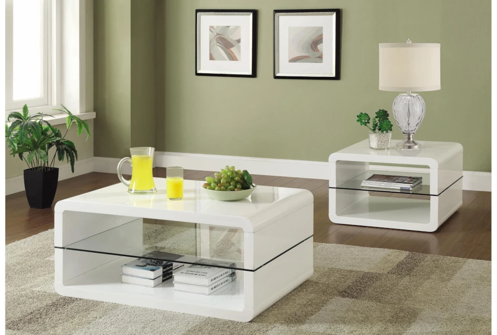 Callan Glass Coffee Table With Storage 5 Callan Glass Coffee Table With Storage - Image 3