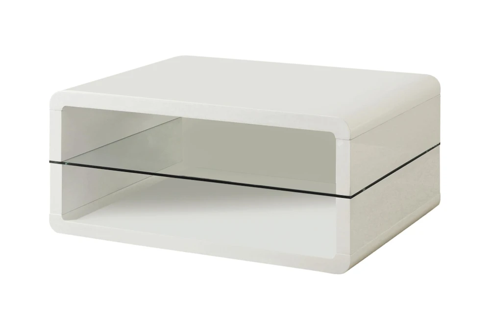 Callan Glass Coffee Table With Storage 3 Callan Glass Coffee Table With Storage