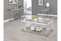 Giselle End Table -Furniture Store 287451 silver glass end table room 85