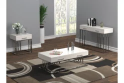 Noelle Console Table -Furniture Store 287465 white metal sofa table room 85