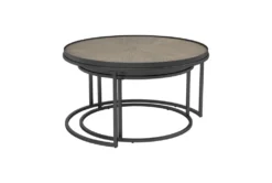 Mccoy 2 Piece Round Nesting Coffee Table Set
