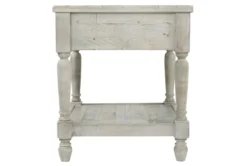 Shawnalore End Table -Furniture Store 287970 white wood end table back 82