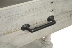 Shawnalore End Table -Furniture Store 287970 white wood end table detail 45