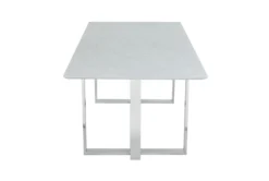 Ashlynn 82" Dining Table -Furniture Store 288713 white tempered glass dining table side 14