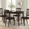 Jared 47" Dining Set For 4 -Furniture Store 288718 brown wood dining set signature 01