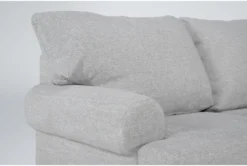 Hampstead Dove 72" Loveseat 10 Hampstead Dove 72" Loveseat -Furniture Store 291042 grey fabric loveseat detail 45