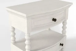 Sophia II California King Upholstered Storage 3 Piece Bedroom Set With 2 Kincaid Open Nightstands -Furniture Store 291965 beige fabric bedroom set detail 46