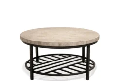 Abbott Round Coffee Table With Storage