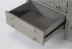 Rowan Mineral Nightstand -Furniture Store 292528 grey wood nightstand detail 44