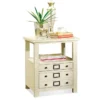 Salinger End Table 2 Salinger End Table -Furniture Store 292625 white wood end table signature 01