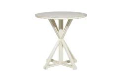 30X31 White Wood Accent Table -Furniture Store 293155 white multi media accent table back 82