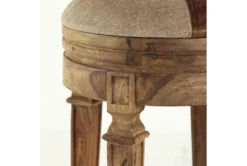 26" Brown Wood Bar Stool -Furniture Store 293353 brown multi media bar stool detail 44
