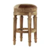 26" Brown Wood Bar Stool -Furniture Store 293353 brown multi media bar stool signature 01