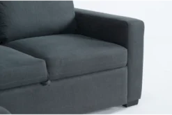 Silva 91" Convertible Sofa Sleeper With Left Arm Facing Storage Chaise -Furniture Store 293526 grey fabric sectional v2 detail 45