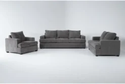 Bonaterra Charcoal 3 Piece Sofa, Loveseat & Chair Set