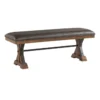 Jairus Dining Bench -Furniture Store 294262 brown wood dining bench signature 01
