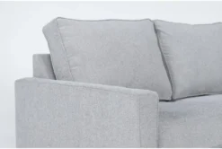 Mathers Oyster 64" Loveseat -Furniture Store 294379 grey fabric loveseat detail 44