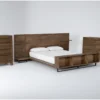 Deion King Wall 3 Piece Bedroom Set -Furniture Store 294507 brown wood bedroom set signature 01