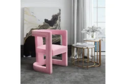 Montgomery Pink Velvet Accent Chair -Furniture Store 294726 pink fabric accent chair room 85
