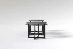 Medford 3 Piece Coffee Table Set -Furniture Store 294853 black wood coffee and end table set side 19