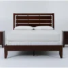 Eva Brown King 3 Piece Bedroom Set With 2 Nightstands -Furniture Store 295942 brown wood bedroom set signature 01