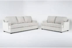 Alessandro Moonstone 2 Piece Sofa & Loveseat Set