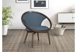 Orbit Blue Accent Chair -Furniture Store 296317 blue fabric accent chair room 85