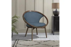 Orbit Blue Accent Chair -Furniture Store 296317 blue fabric accent chair room 86