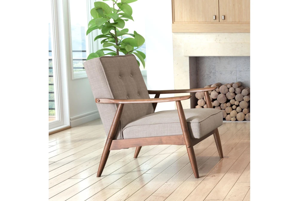 Walt Putty Fabric Accent Chair 10 Walt Putty Fabric Accent Chair - Image 8