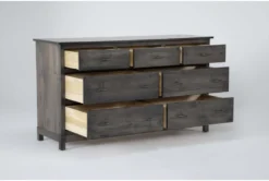 Reagan Dew 7 Drawer Dresser -Furniture Store 296701 grey wood dresser side 19