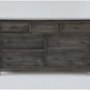 Reagan Dew 7 Drawer Dresser -Furniture Store 296701 grey wood dresser signature 01
