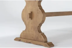 Magnolia Home Collins 84" Dining Table By Joanna Gaines -Furniture Store 296740 natural wood dining table detail 44