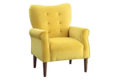 Magdala Yellow Accent Chair