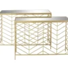 Gold Iron Console Table Set Of 2 1 Gold Iron Console Table Set Of 2 -Furniture Store 296946 gold multi media sofa table signature 01