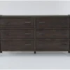 Gustav 6 Drawer Dresser By Nate Berkus + Jeremiah Brent -Furniture Store 297591 dark brown wood dresser signature 01