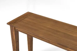 Elle Console Table -Furniture Store 297843 brown wood sofa table detail 45