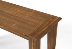 Elle Console Table -Furniture Store 297843 brown wood sofa table detail 46