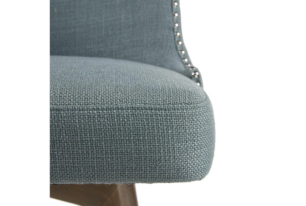 Wheatley Blue Counter Stool With Swivel Seat 6 Wheatley Blue Counter Stool With Swivel Seat - Image 4