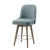 Wheatley Blue Counter Stool With Swivel Seat 1 Wheatley Blue Counter Stool With Swivel Seat -Furniture Store 297854 blue wood counter height stool signature 01