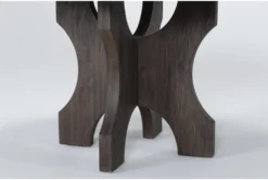 Gustav 48" Round Dining Table By Nate Berkus + Jeremiah Brent 9 Gustav 48" Round Dining Table By Nate Berkus + Jeremiah Brent -Furniture Store 298471 dark brown wood dining table detail 45